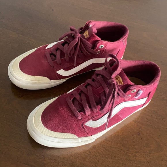 Vans Other - VANS PRO ULTRA CUSH BURGUNDY SKATE SHOES❤️